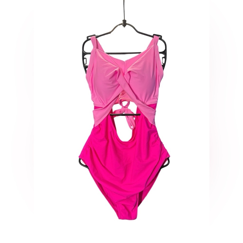 🌺 a.Jesdani One‑Piece Swimsuit – XXL – Tummy Control Cutout – NWT 🌺 - Picture 3 of 6